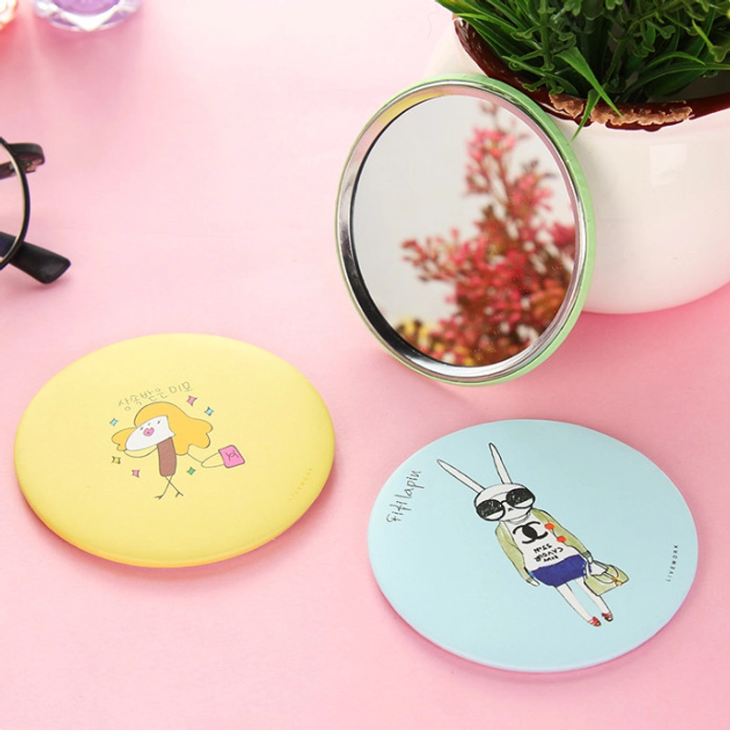 Product image KAHASIL - Kaca Cermin Bulat Mini Kecil Make Up Travelling Motif KMJ080 all variant all variant